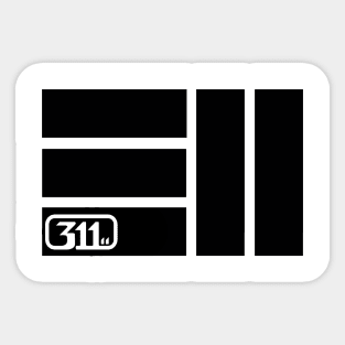 311 Premium design band Sticker